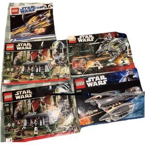 Copied - Lego Star Wars Manuals For 8038, 7669, 7671 And 8095-pl see Description